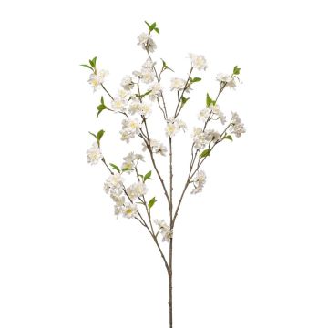Rama artificial cerezo ornamental VERIANO con flores, blanco, 120 cm