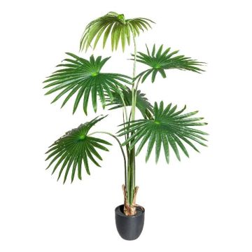Palmera artificial Washingtonia FENHAL en maceta decorativa, 120 cm