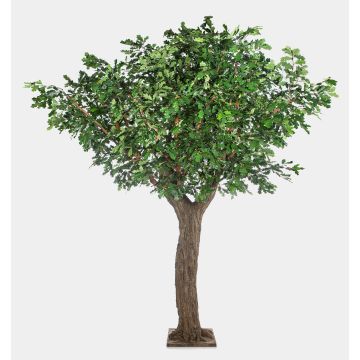 Árbol artificial roble NELLINO con frutos, sobre placa, tronco artificial, difícilmente inflamable, 360 cm Árbol artificial roble NELLINO con frutos, sobre placa, tronco artificial, difícilmente inflamable, 360 cm