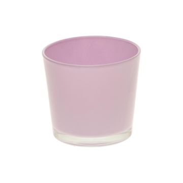 Maceta de cristal ALENA, púrpura, 12,5cm, Ø13,3cm Maceta de cristal ALENA, púrpura, 12,5cm, Ø13,3cm