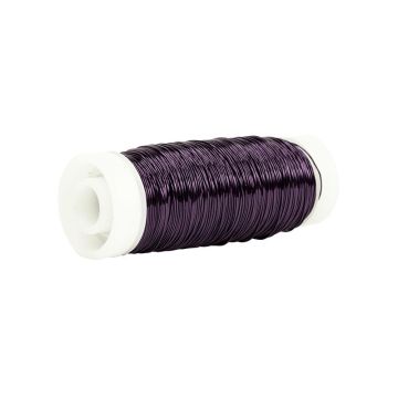 Alambre para floristería UTINA, morado, 50 g, 60 m, Ø 0,3 mm