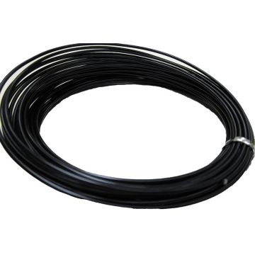 Alambre de aluminio TANEA, lacado en negro, 12 m, Ø 2 mm