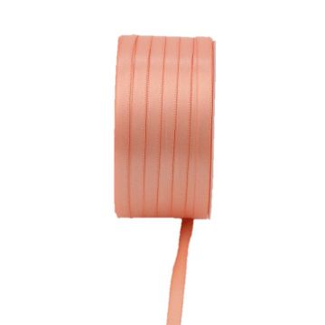 Cinta de raso doble VIPKE VIPKE, albaricoque, 50m, 3mm