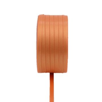 Cinta de raso doble VIPKE VIPKE, naranja, 50m, 3mm