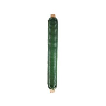 Alambre para envolver ZELISA, verde, 100 g, Ø 0,65 mm, 33 mm