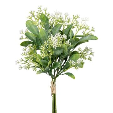 Ramo decorativo de ruta de naranja FERKAN con flores, blanco, 40 cm
