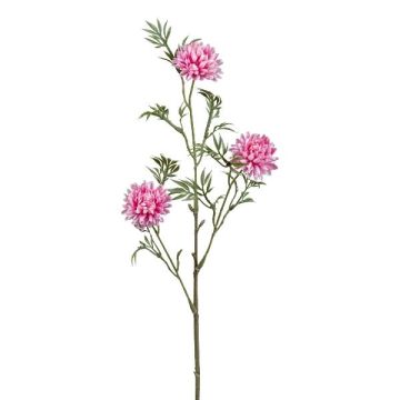 Rama decorativa de crisantemo FALTON, rosa, 55 cm