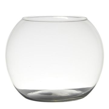 Jarrón de cristal esférico TOBI EARTH, transparente, 20cm, Ø25cm Jarrón de cristal esférico TOBI EARTH, transparente, 20cm, Ø25cm