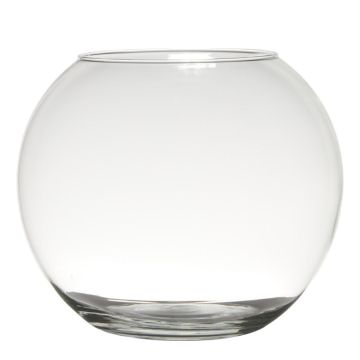 Jarrón de cristal esférico TOBI EARTH, transparente, 23cm, Ø30cm Jarrón de cristal esférico TOBI EARTH, transparente, 23cm, Ø30cm