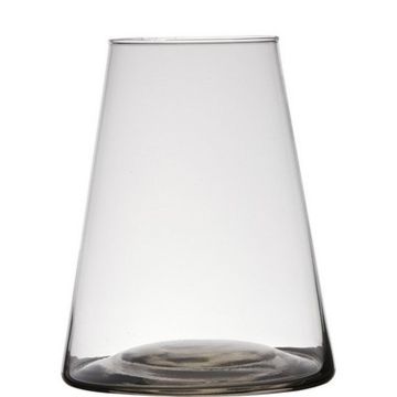 Jarrón de cristal transparente MAX, para velas, 30cm, Ø17,5cm
