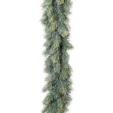 Guirnalda artificial de abeto azul YALVI, azul-verde, 180cm Guirnalda artificial de abeto azul YALVI, azul-verde, 180cm