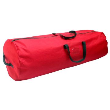 Bolsa redonda para árbol de Navidad RYUKEN con asas, roja, 100cm, Ø47cm