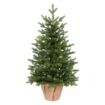 Árbol de Navidad artificial ESPOO, saco de yute, 90cm, Ø55cm Árbol de Navidad artificial ESPOO, saco de yute, 90cm, Ø55cm