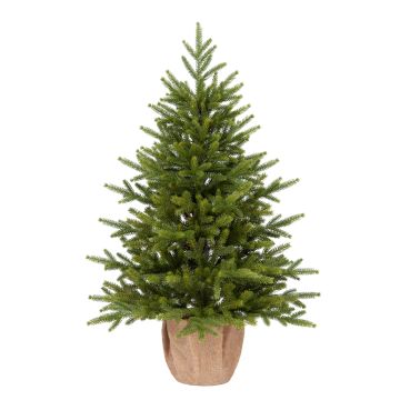 Árbol de Navidad artificial VANTAA, saco de yute, 90cm, Ø65cm Árbol de Navidad artificial VANTAA, saco de yute, 90cm, Ø65cm