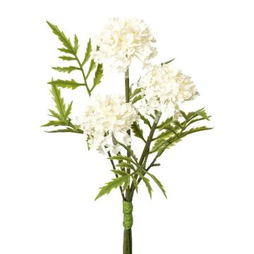 Ramo de bayas artificiales CRUVA, blanco, 30 cm