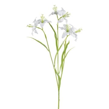 Rama artificial de lirio PLOMIX, blanco, 65 cm