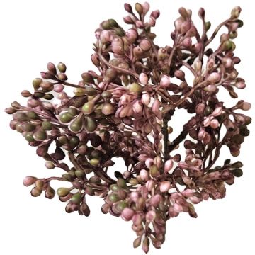 Rama decorativa de bola de nieve MARMYN con bayas, violeta claro, 35 cm