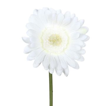 Flor artificial Gerbera TUNZA, blanca, 50 cm