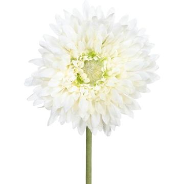 Flor artificial Gerbera MOLZA, color crema, 60 cm