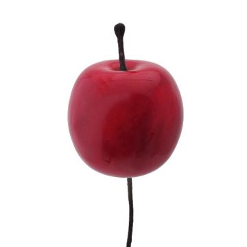 Manzana decorativa NIPON con pincho, 6 unidades, rojo, 3,5cm Manzana decorativa NIPON con pincho, 6 unidades, rojo, 3,5cm