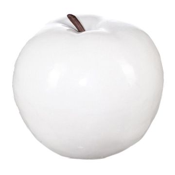 Manzana artificial RAVIDA, blanca, 14 cm