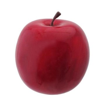 Manzana decorativa HUSRA con colgador, roja, 8 cm