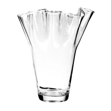 Jarrón para flores JODY EARTH de cristal, transparente, 30 cm, Ø 21 cm Jarrón para flores JODY EARTH de cristal, transparente, 30 cm, Ø 21 cm