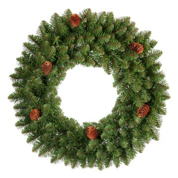 Corona de abeto artificial HEINOLA con piñas, verde, Ø150cm Corona de abeto artificial HEINOLA con piñas, verde, Ø150cm
