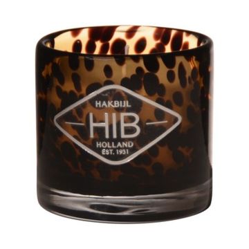 Vela decorativa RENITA en tarro portacandelitas, naranja-marrón-transparente, 8cm, Ø8cm Vela decorativa RENITA en tarro portacandelitas, naranja-marrón-transparente, 8cm, Ø8cm