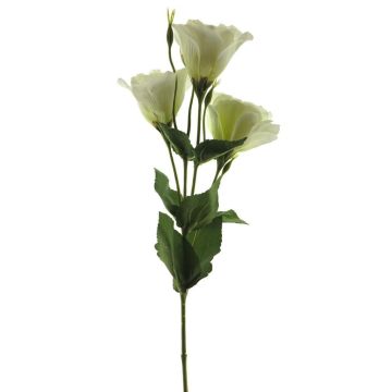 Lisianthus artificial ALARONA, crema, 55 cm