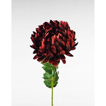 Crisantemo artificial HIKJUN, rojo burdeos, 65 cm, Ø 12 cm Crisantemo artificial HIKJUN, rojo burdeos, 65 cm, Ø 12 cm