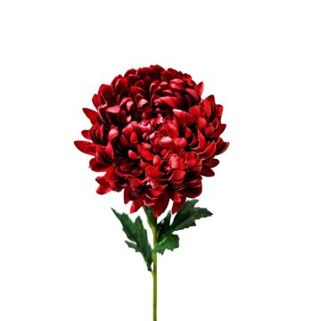 Crisantemo artificial HIKJUN, coral, 65 cm, Ø 12 cm