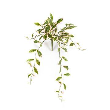 Planta artificial flor de porcelana YLFES en varilla, colgante, verde, 50 cm