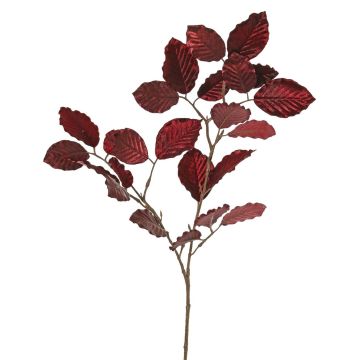 Rama de haya de terciopelo GALFHY, rojo burdeos, 70 cm