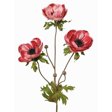 Rama de anémona de terciopelo WINFAS, malva, 75cm, Ø9-11cm Rama de anémona de terciopelo WINFAS, malva, 75cm, Ø9-11cm