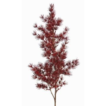 Rama artificial de espárrago umbellatus DIKERNO, rojo burdeos, 75cm Rama artificial de espárrago umbellatus DIKERNO, rojo burdeos, 75cm