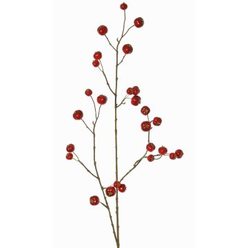 Rama artificial de manzano silvestre NONGIH con frutos, rojo oscuro, 90cm Rama artificial de manzano silvestre NONGIH con frutos, rojo oscuro, 90cm