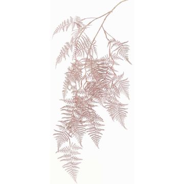 Rama decorativa de espárrago plumosus MELFHY, colgante, rosa claro metalizado, 130cm Rama decorativa de espárrago plumosus MELFHY, colgante, rosa claro metalizado, 130cm