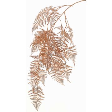 Rama decorativa de espárrago plumosus MELFHY, colgante, cobre metalizado, 130cm Rama decorativa de espárrago plumosus MELFHY, colgante, cobre metalizado, 130cm