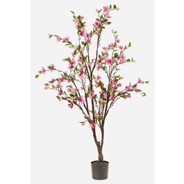 Árbol de magnolia artificial JINKFUN con flores, tronco artificial, rosa, 170 cm Árbol de magnolia artificial JINKFUN con flores, tronco artificial, rosa, 170 cm