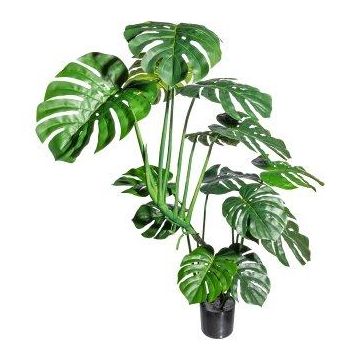 Filodendro Monstera Deliciosa YANGT artificial, raíces aéreas, 120 cm