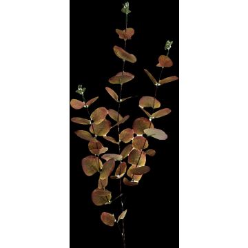 Rama artificial de eucalipto ERINDALS, verde-burdeos, 90 cm