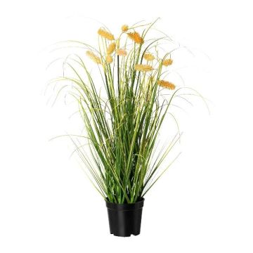 Césped artificial lampasador LELTA con panículas, naranja-beige, 65 cm