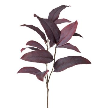 Rama artificial de eucalipto FRULMO, burdeos, 90 cm