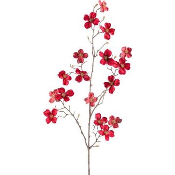 Rama decorativa de cornejo HISOP, rojo rubí, 85cm Rama decorativa de cornejo HISOP, rojo rubí, 85cm