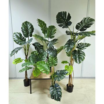 Planta artificial filodendro monstera deliciosa CUNKYN en maceta decorativa, 60 cm