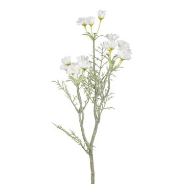 Rama artificial de margarita PALVON, blanca, 55 cm