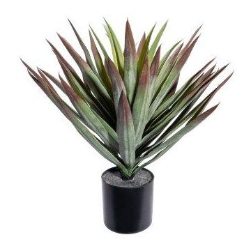Palmera artificial Yucca elephantipes PLEMO, verde-rojo, 50 cm