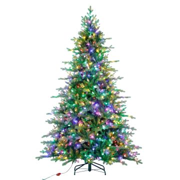 Árbol de Navidad artificial SKOPJE SPEED, LED multicolores en forma de diamantes, 230cm, Ø155cm Árbol de Navidad artificial SKOPJE SPEED, LED multicolores en forma de diamantes, 230cm, Ø155cm