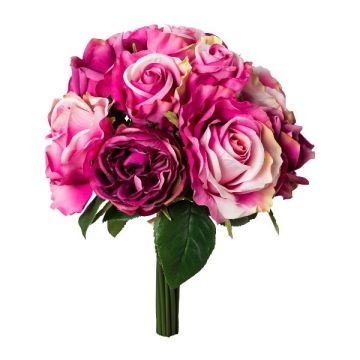 Ramo de flores artificiales GABLON, rosa-violeta, 35 cm
